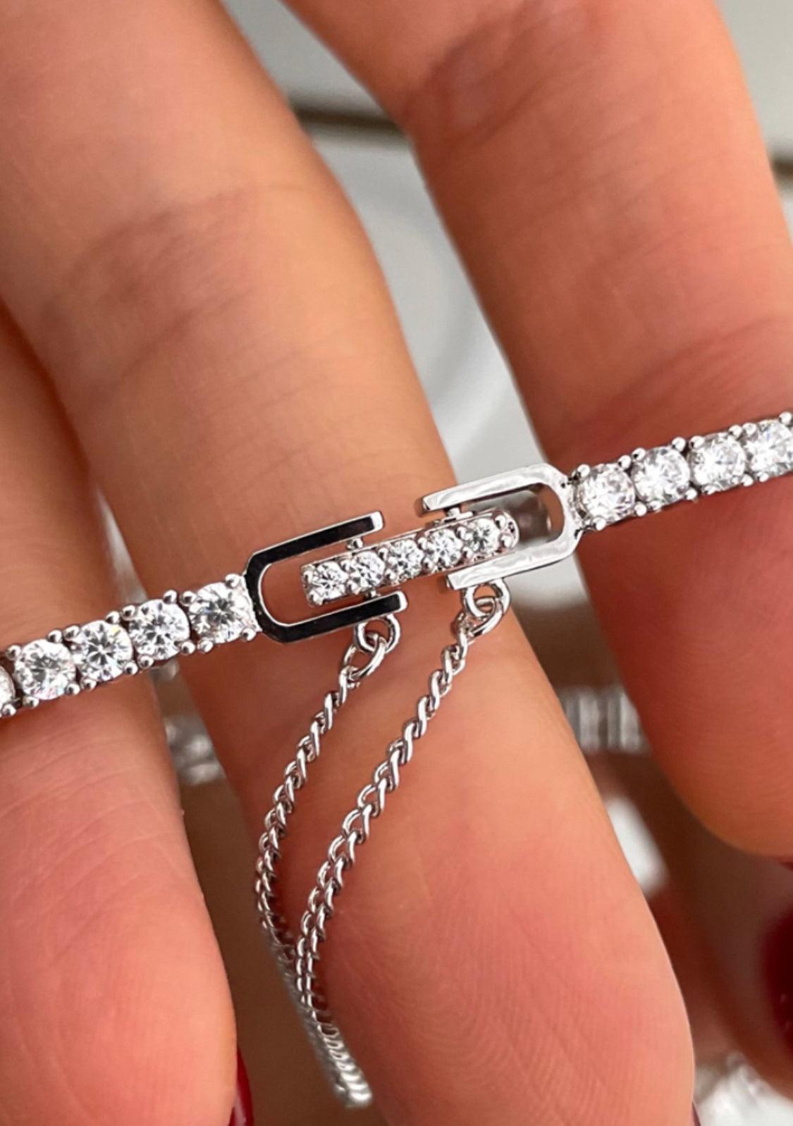 Tia Luxe diamond tennis bracelet - TIA KOREA
