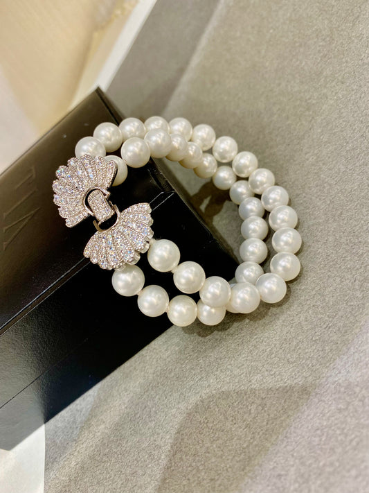 Tia Luxe Crafted Pearl bracelet - TIA KOREA