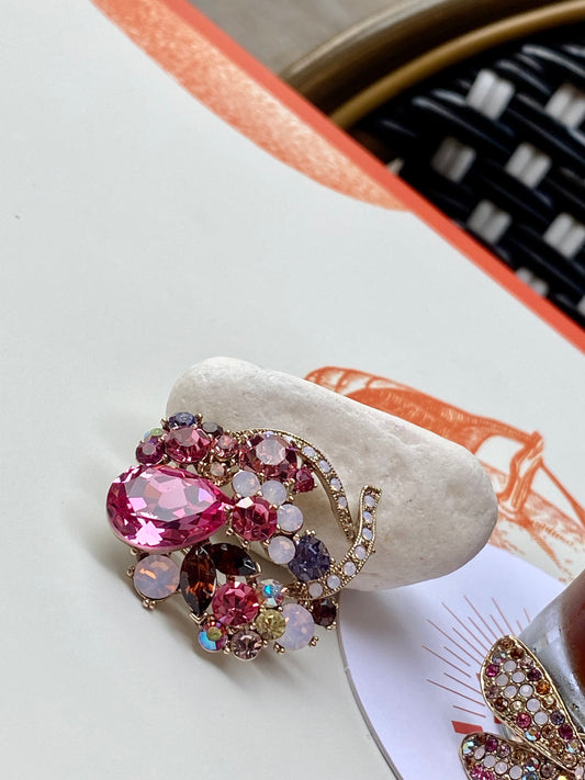 Flower bouquet brooch - TIA KOREA