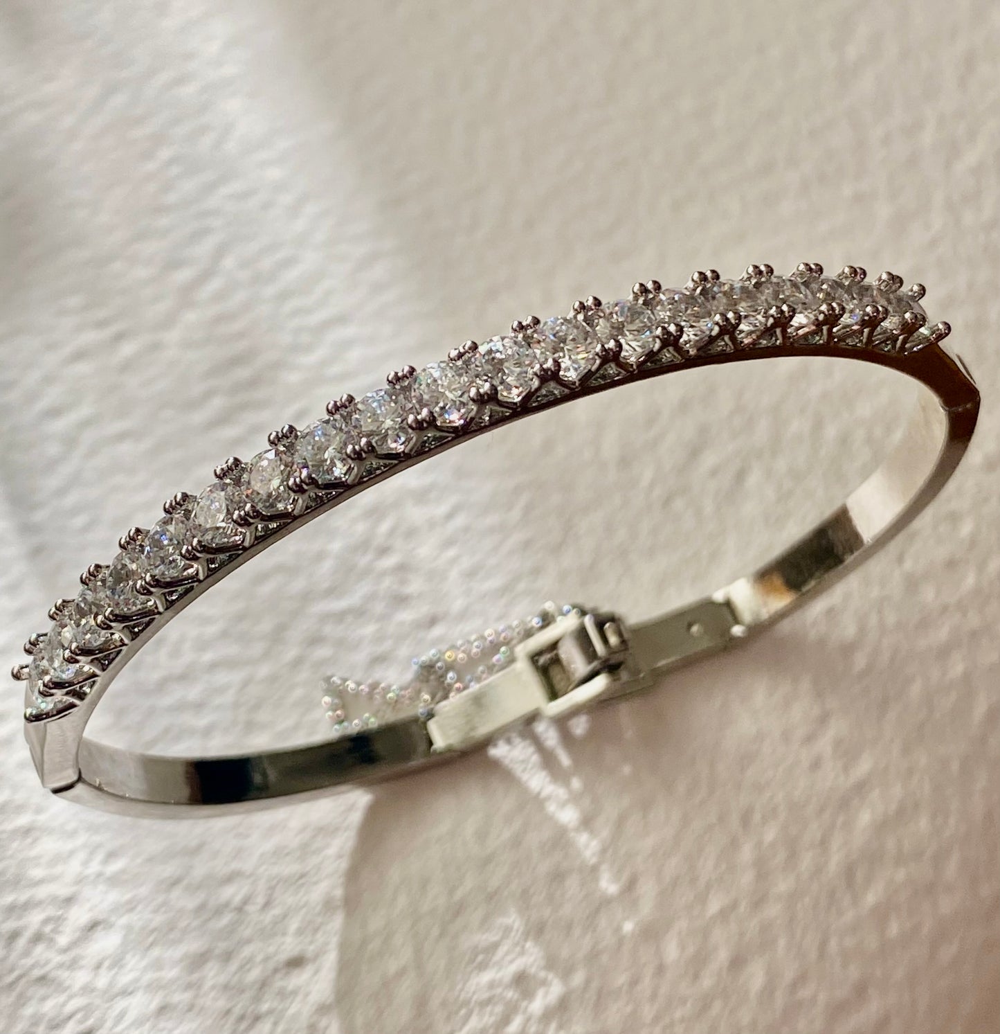 4mm diamond bangle bracelet