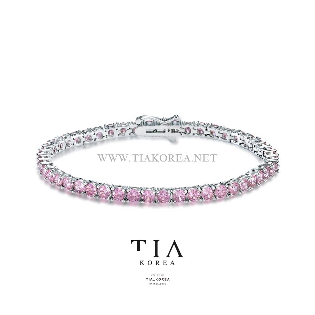 Pink diamond bracelet - TIA KOREA