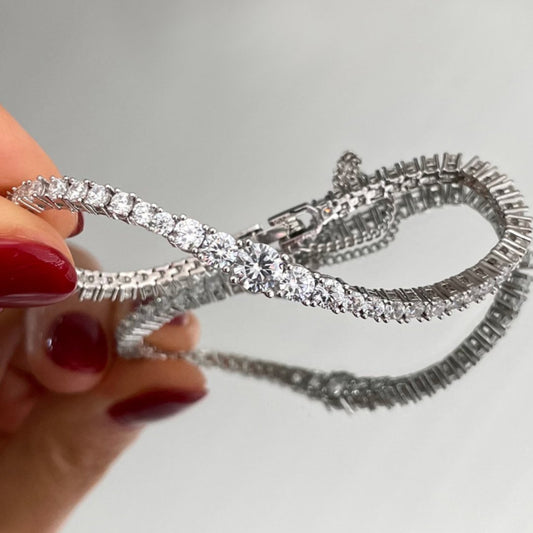 Tia Luxe diamond tennis bracelet - TIA KOREA