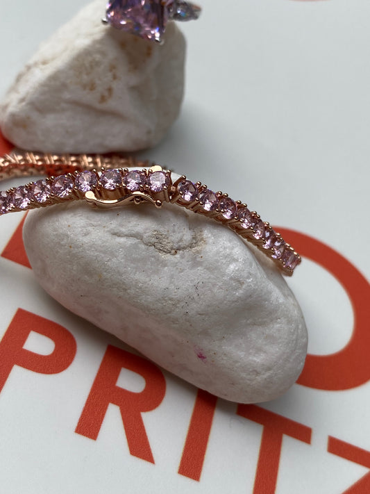 Pink diamond bracelet
